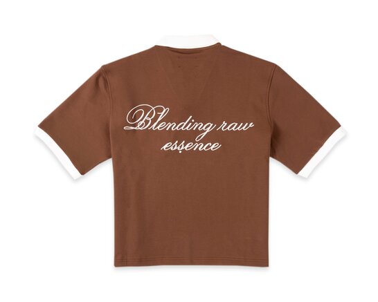 Raw Essence Polo Tee Brown BT2610 002 Bruut Raw Essence Polo Tee Brown BT2610 002