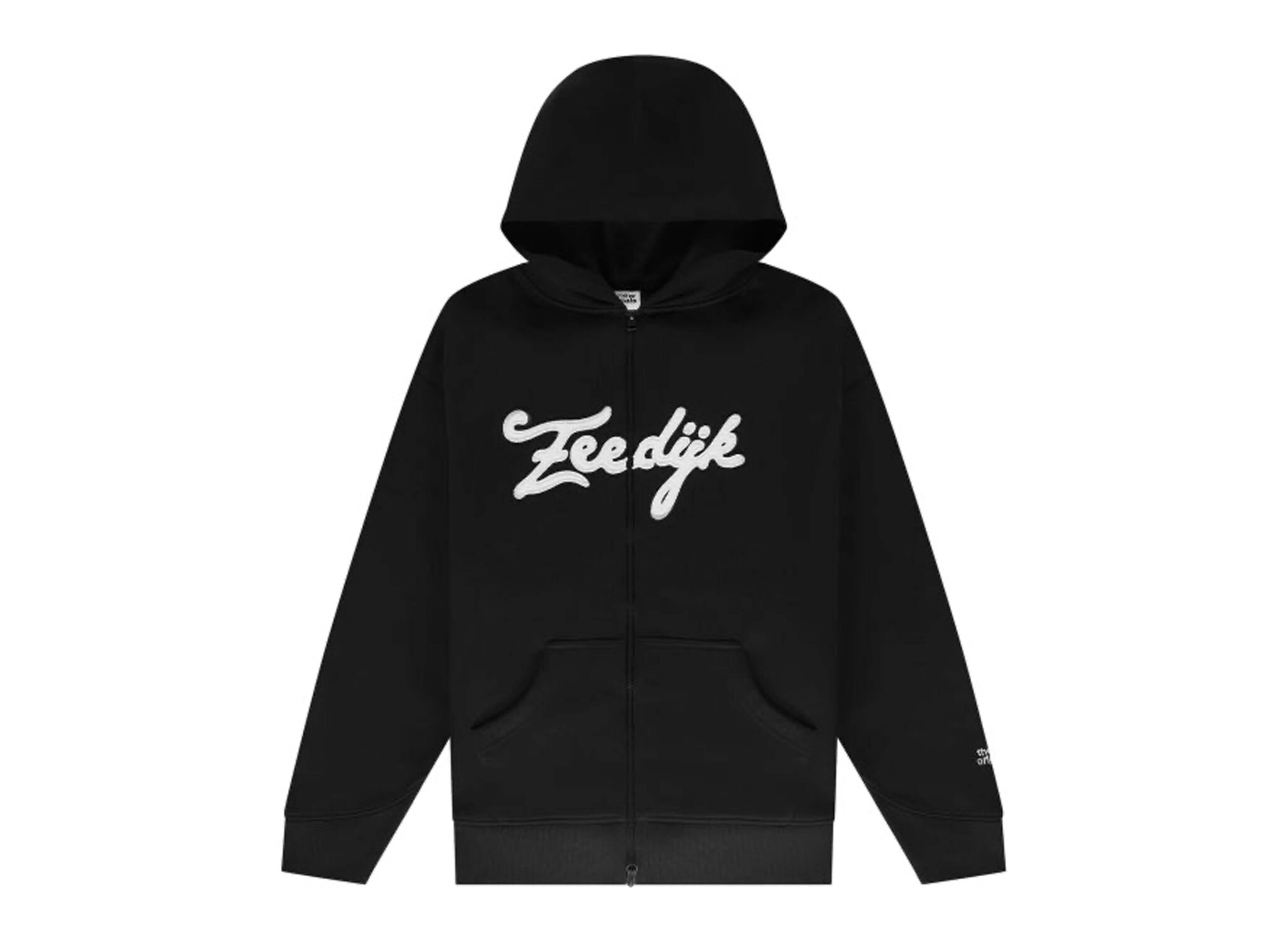 Zeedijk Zip Up Hoodie Black TNO458 The New Originals Zeedijk Zip Up Hoodie Black TNO458