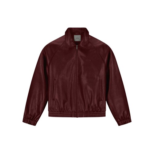 Basic Leather Jacket Bordeaux AW25 251J