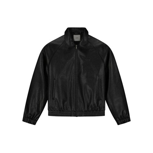 Basic Leather Jacket Black AW25 251J