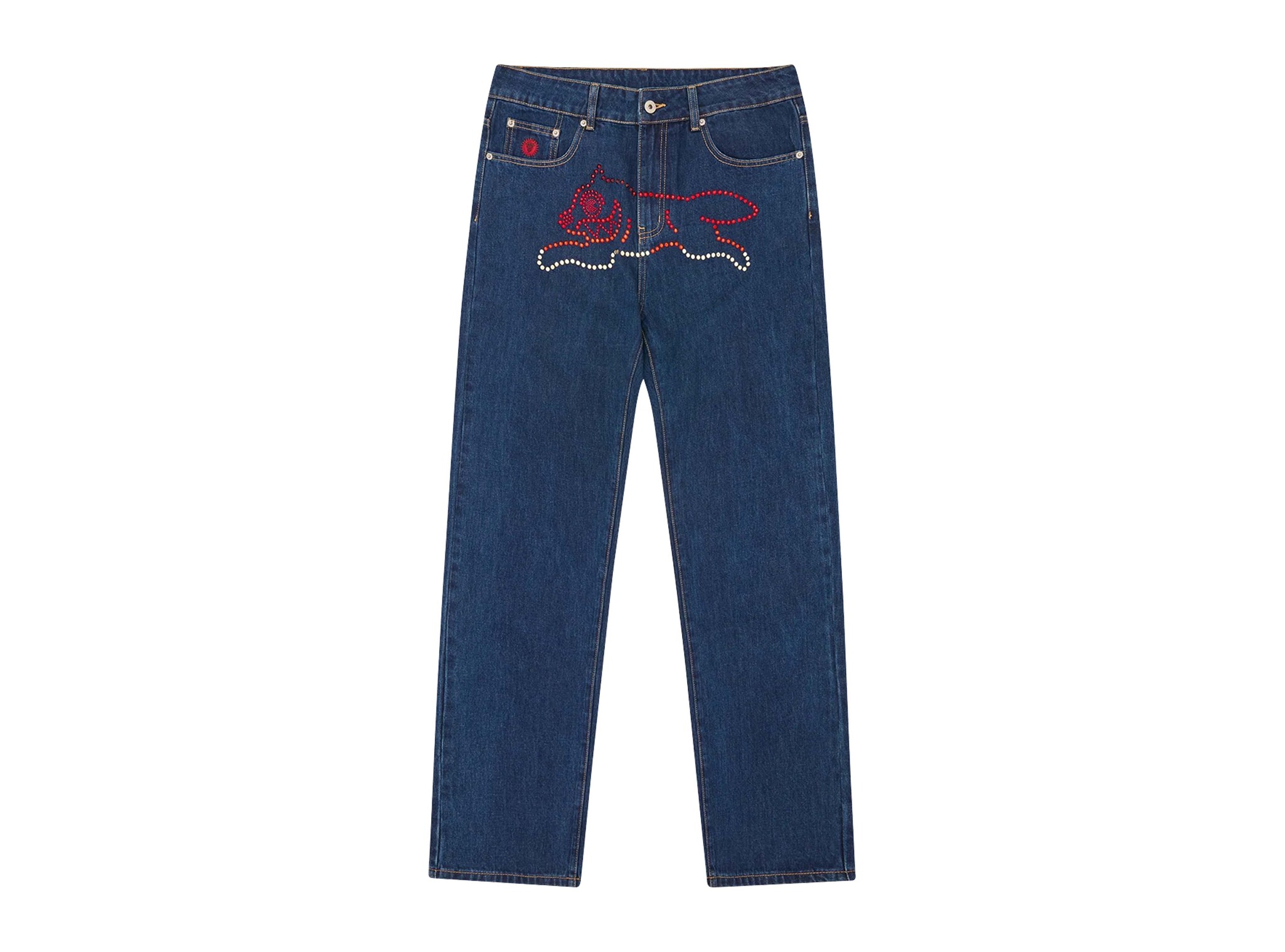 Crystal Running Dog Denim Pant Indigo IC25486 ICECREAM Crystal Running Dog Denim Pant Indigo IC25486