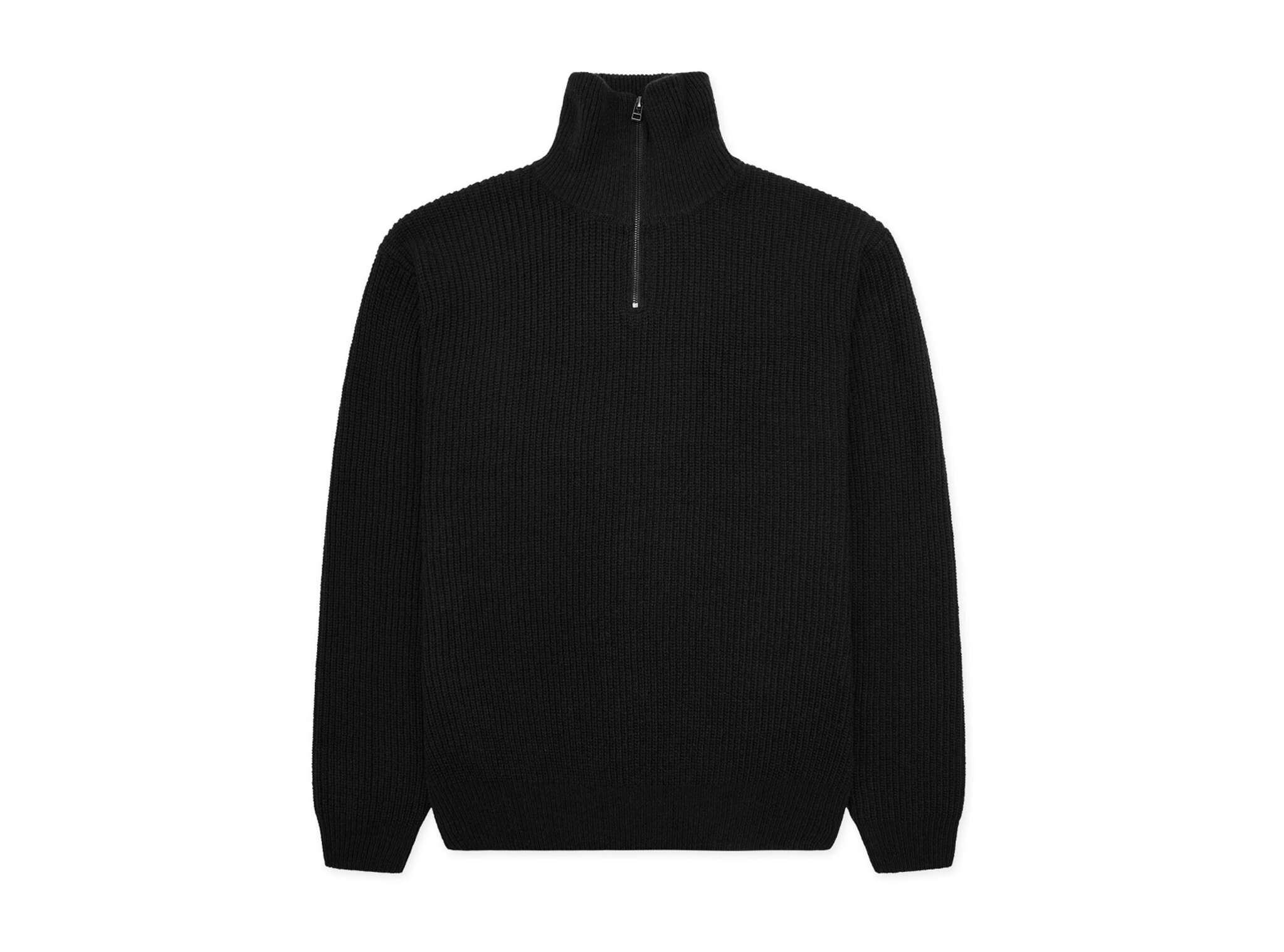 WBLass Wool Half-Zip Black 2436 800 Woodbird WBLass Wool Half-Zip Black 2436 800