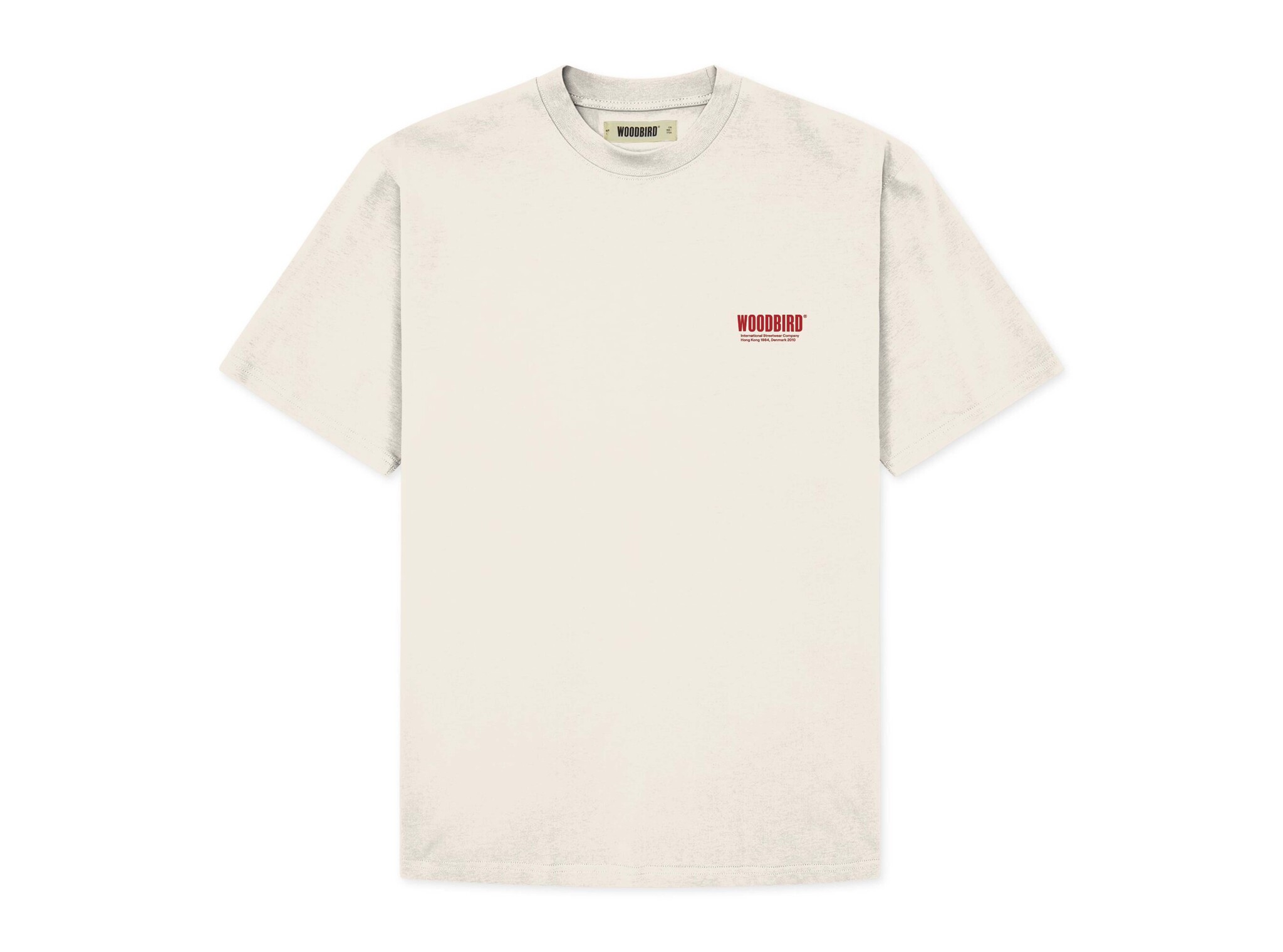 Woodbird WBBaine Soya Tee Off White 2546 401
