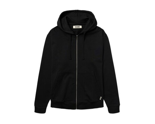 WBFuji Base Zip Hoodie Black 2536 631 Woodbird WBFuji Base Zip Hoodie Black 2536 631