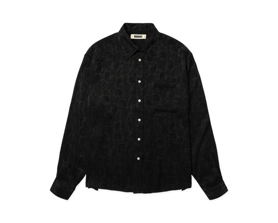 WBBuzo Paisley Shirt Black 2546 700 Woodbird WBBuzo Paisley Shirt Black 2546 700