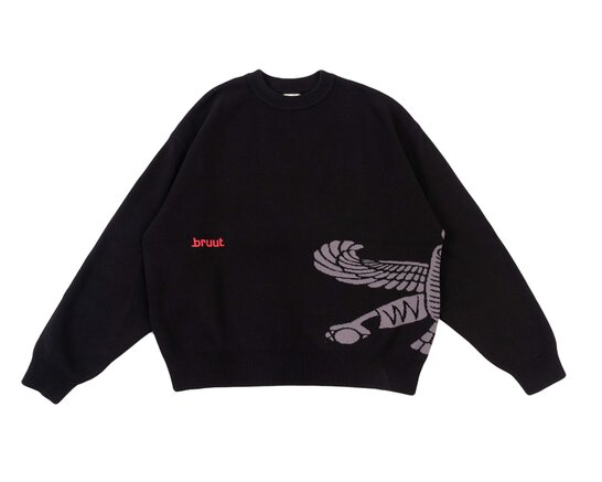 Shabbaz Knit Black BT2544 002 Bruut Shabbaz Knit Black BT2544 002