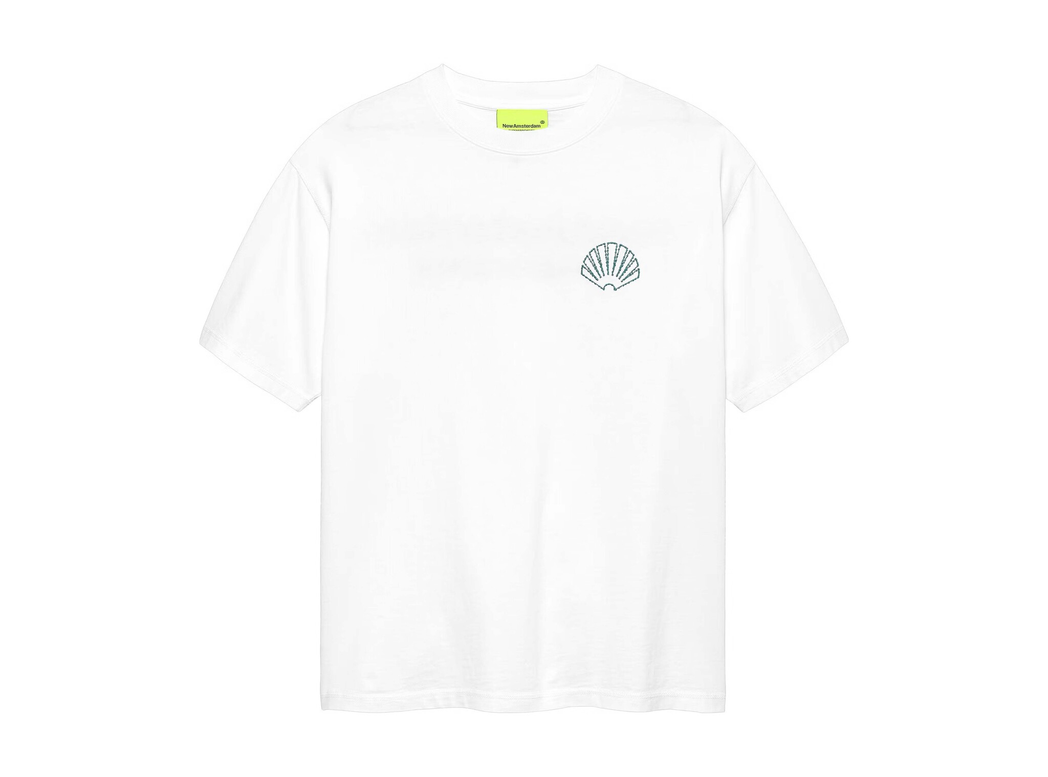 Logo Tee White Sea Green 2601063001 New Amsterdam Surf Association Logo Tee White Sea Green 2601063001