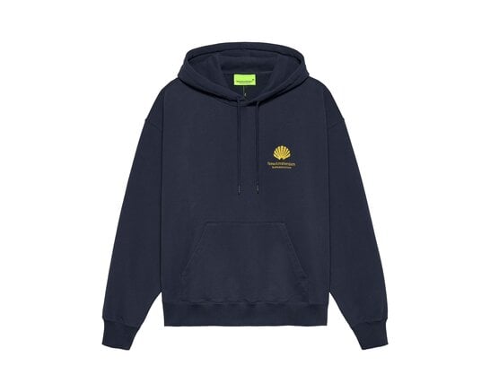 Logo Hoodie Navy Blazer Sun Yellow 2601117002 New Amsterdam Surf Association Logo Hoodie Navy Blazer Sun Yellow 2601117002