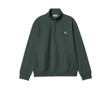 Half Zip American Script Kale Green I027014.3GH.XX.03 Carhartt WIP Half Zip American Script Kale Green I027014.3GH.XX.03