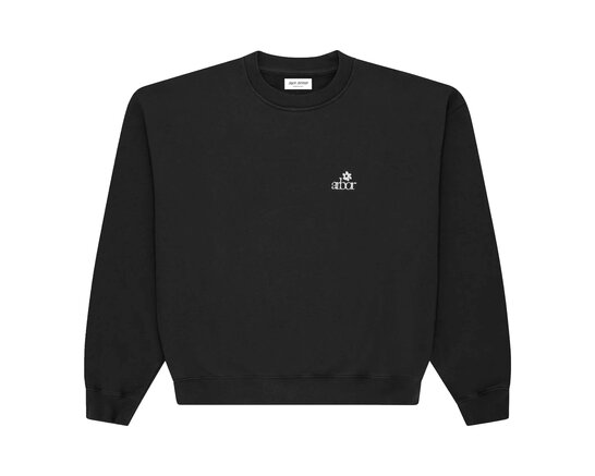 Mini Flower Crewneck Black MIN-FLO-BLA-CRE Arbor Antwerp Mini Flower Crewneck Black MIN-FLO-BLA-CRE