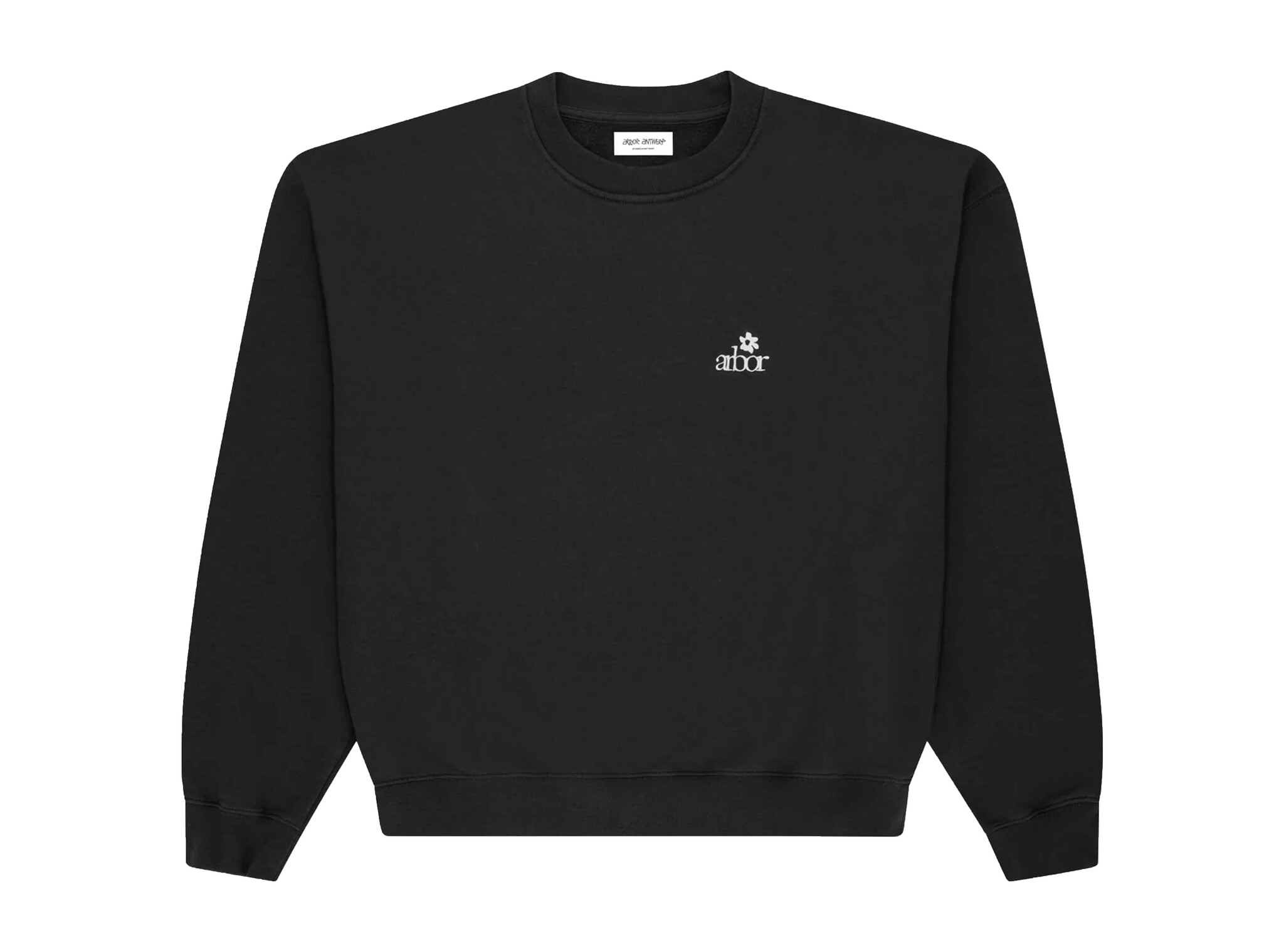 Mini Flower Crewneck Black MIN-FLO-BLA-CRE Arbor Antwerp Mini Flower Crewneck Black MIN-FLO-BLA-CRE