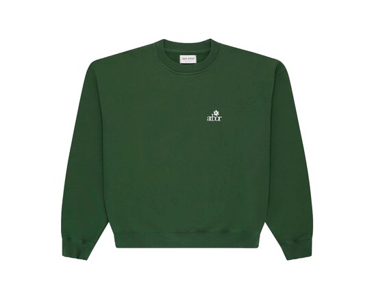 Mini Flower Crewneck Green MIN-FLO-GRE-CRE Arbor Antwerp Mini Flower Crewneck Green MIN-FLO-GRE-CRE