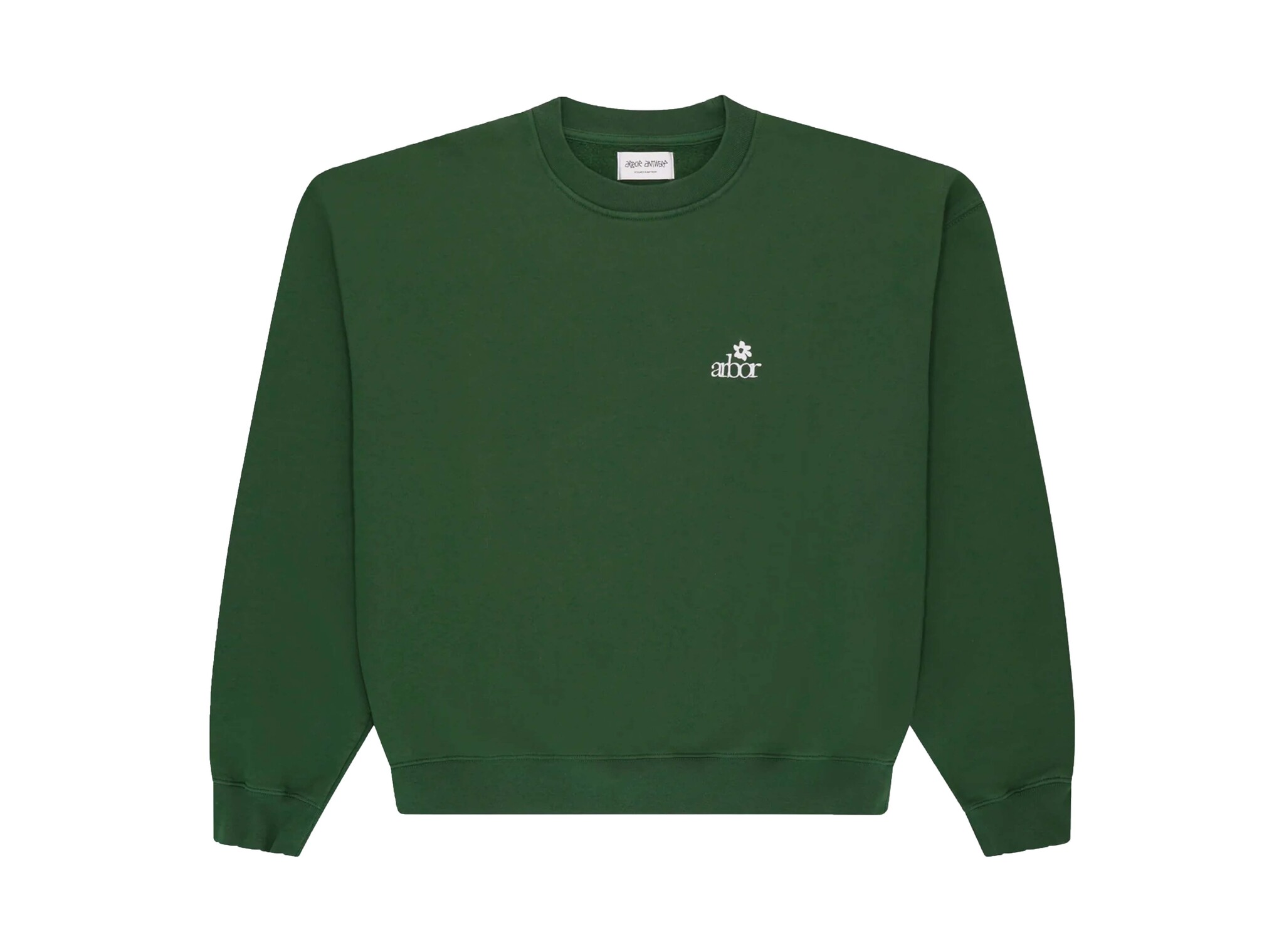 Mini Flower Crewneck Green MIN-FLO-GRE-CRE Arbor Antwerp Mini Flower Crewneck Green MIN-FLO-GRE-CRE