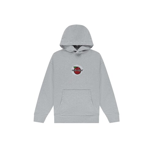 Apple Sticker Hoodie Light Grey Melange TNO460