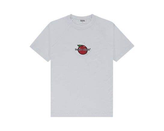 Apple Sticker Raglan Tee White TNO461 The New Originals Apple Sticker Raglan Tee White TNO461