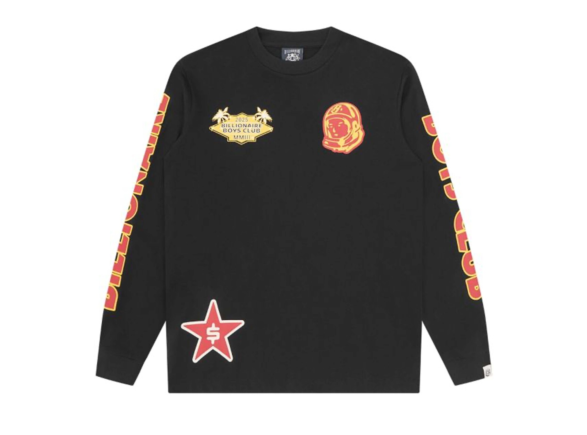 Billionaire Boys Club Multi Graphic LS Tee Black B25437