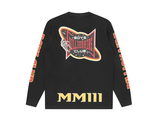 Billionaire Boys Club Multi Graphic LS Tee Black B25437