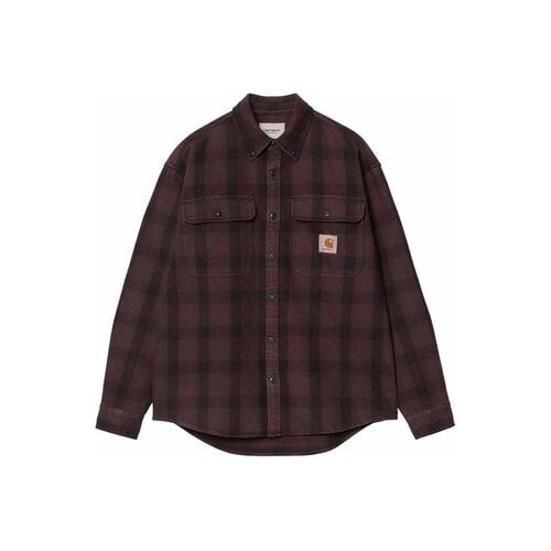 LS Edmands Shirt Edmands Check Natural Palisander I035951