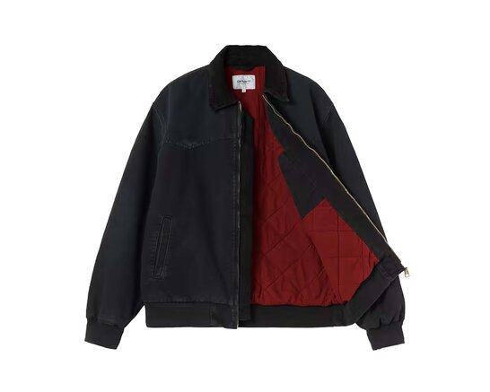 Carhartt WIP OG Sante Fe Jacket Black Grind Wash I036240
