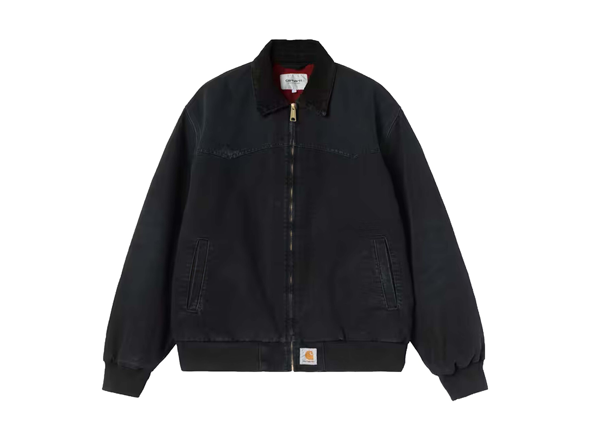 Carhartt WIP OG Sante Fe Jacket Black Grind Wash I036240
