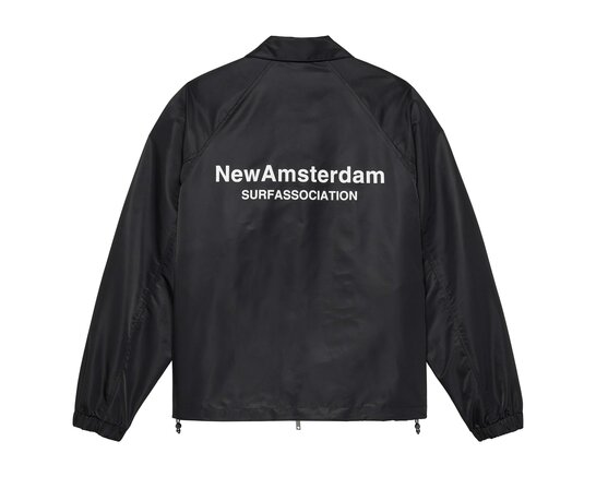 New Amsterdam Surf Association Coach Jacket Black 2601010002