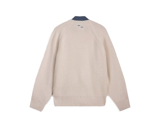 Zip Knit Classic Antique White 500127 Filling Pieces Clothing Zip Knit Classic Antique White 500127