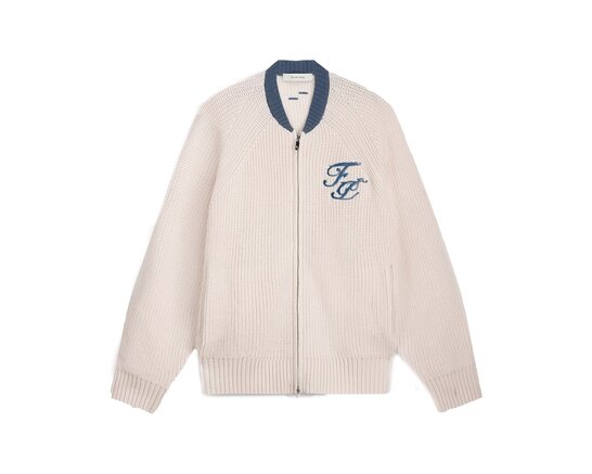 Zip Knit Classic Antique White 500127 Filling Pieces Clothing Zip Knit Classic Antique White 500127