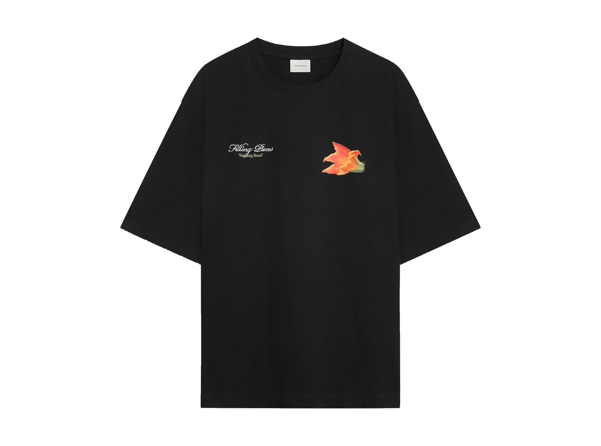 Filling Pieces Clothing Boxy Tee Zucchini Black 501289