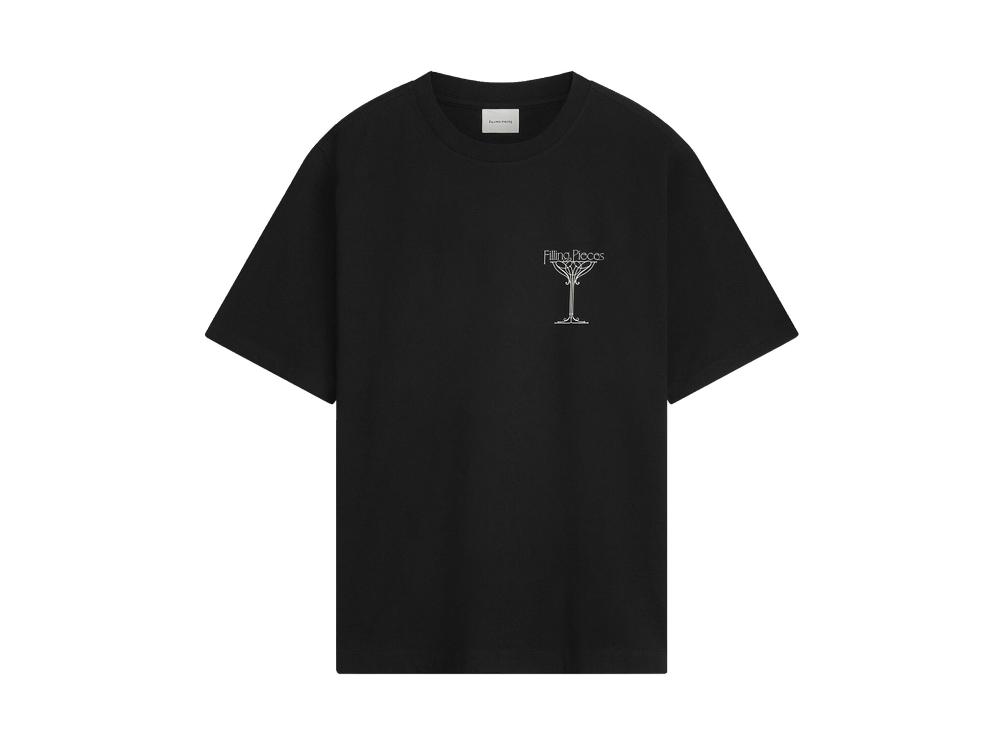 Filling Pieces Clothing Champagne Tee Black 500288