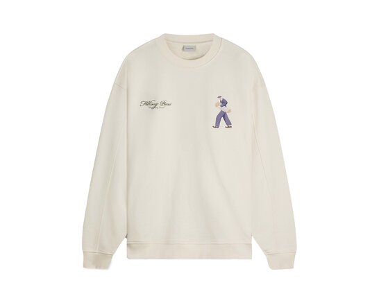 Filling Pieces Clothing Bakery Crewneck Antique White 501286