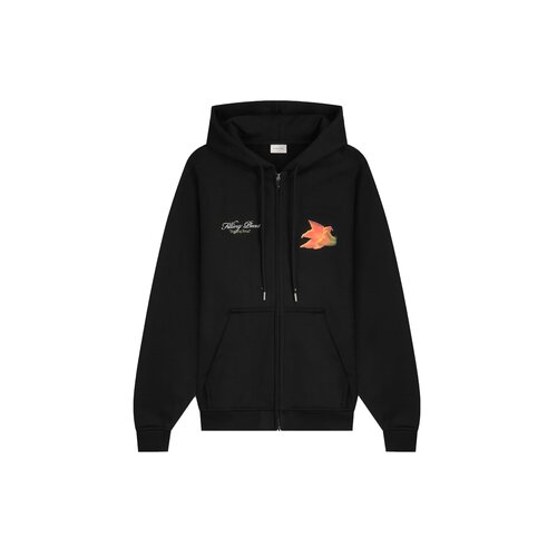 Zip Hoodie Zucchini Black 501289