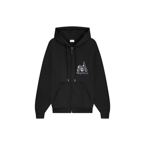 Zip Hoodie Chrome Fruit Black 501291