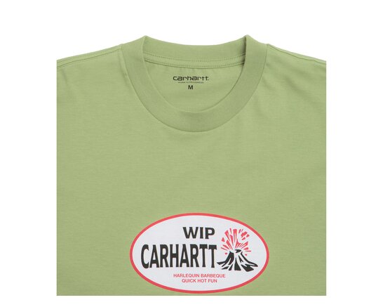 Carhartt WIP S/S Harlequin BBQ Tee Gentle Green I036245 9