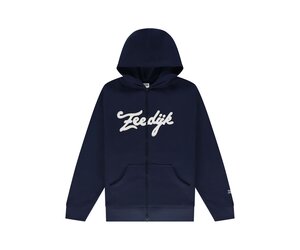 The New Originals Zeedijk Zip Up Hoodie Patriot Blue TNO465
