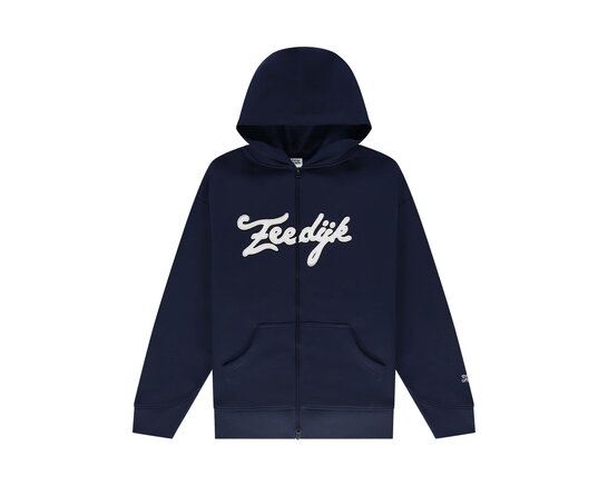 The New Originals Zeedijk Zip Up Hoodie Patriot Blue TNO465