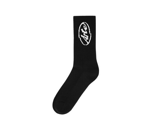Arte Antwerp Circle Logo Socks Black SS26 193M
