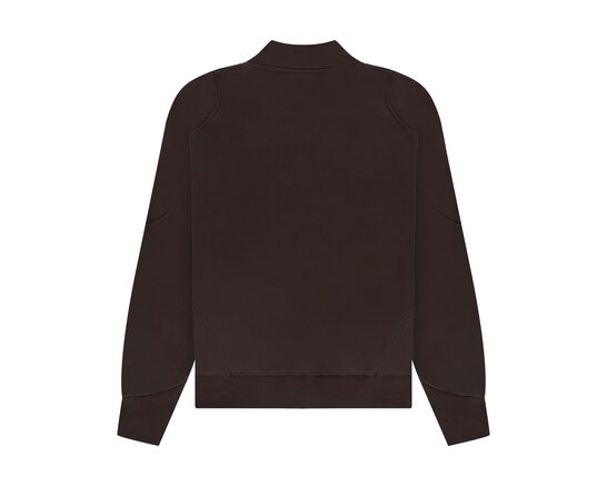 The New Originals Emblem Half Zip Sweater Potting Soil Light Pink TNO467