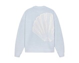 New Amsterdam Surf Association Big Logo Crewneck Baby Blue Ecru 2601032002