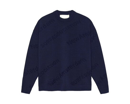 New Amsterdam Surf Association Logo Jacquard Crewneck Night 2601033002