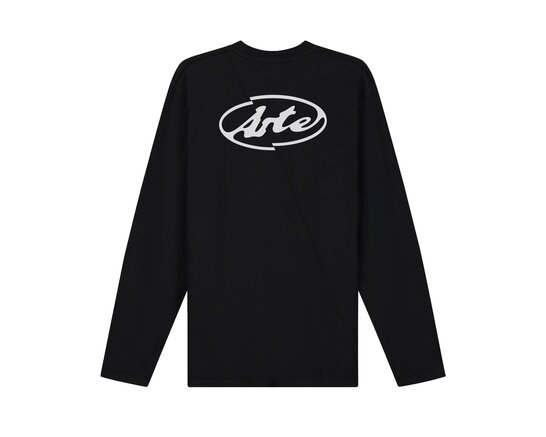 Arte Antwerp Back Circle Logo Longsleeve Black SS26 150LS