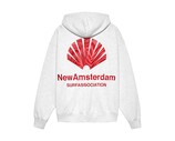 Logo Hoodie Ash Poppy Red 2601117001 New Amsterdam Surf Association Logo Hoodie Ash Poppy Red 2601117001