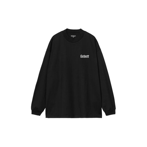 L/S Schooling Mockneck Tee Black Wax I035447 21