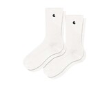 Carhartt WIP Madison Pack 2 Socks White Black One Size I034572 3