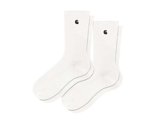 Carhartt WIP Madison Pack 2 Socks White Black One Size I034572 3