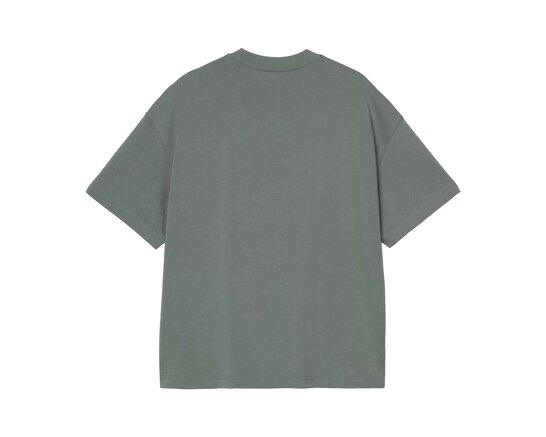 Carhartt WIP SS Signature Script T-shirt Silver Pine Jupiter I033828 62
