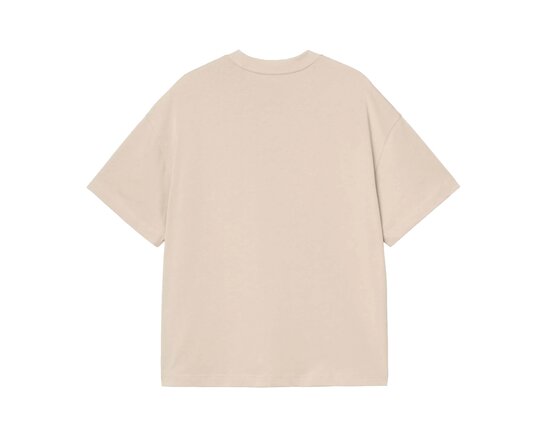 Carhartt WIP S Signature Script T-shirt Fleur de Sel Citadel I033828 51