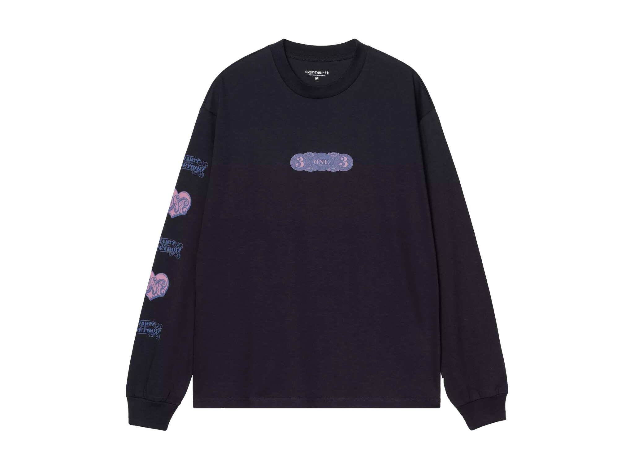 Carhartt WIP L/S 3 One 3 Tee Deep Night I035504 20