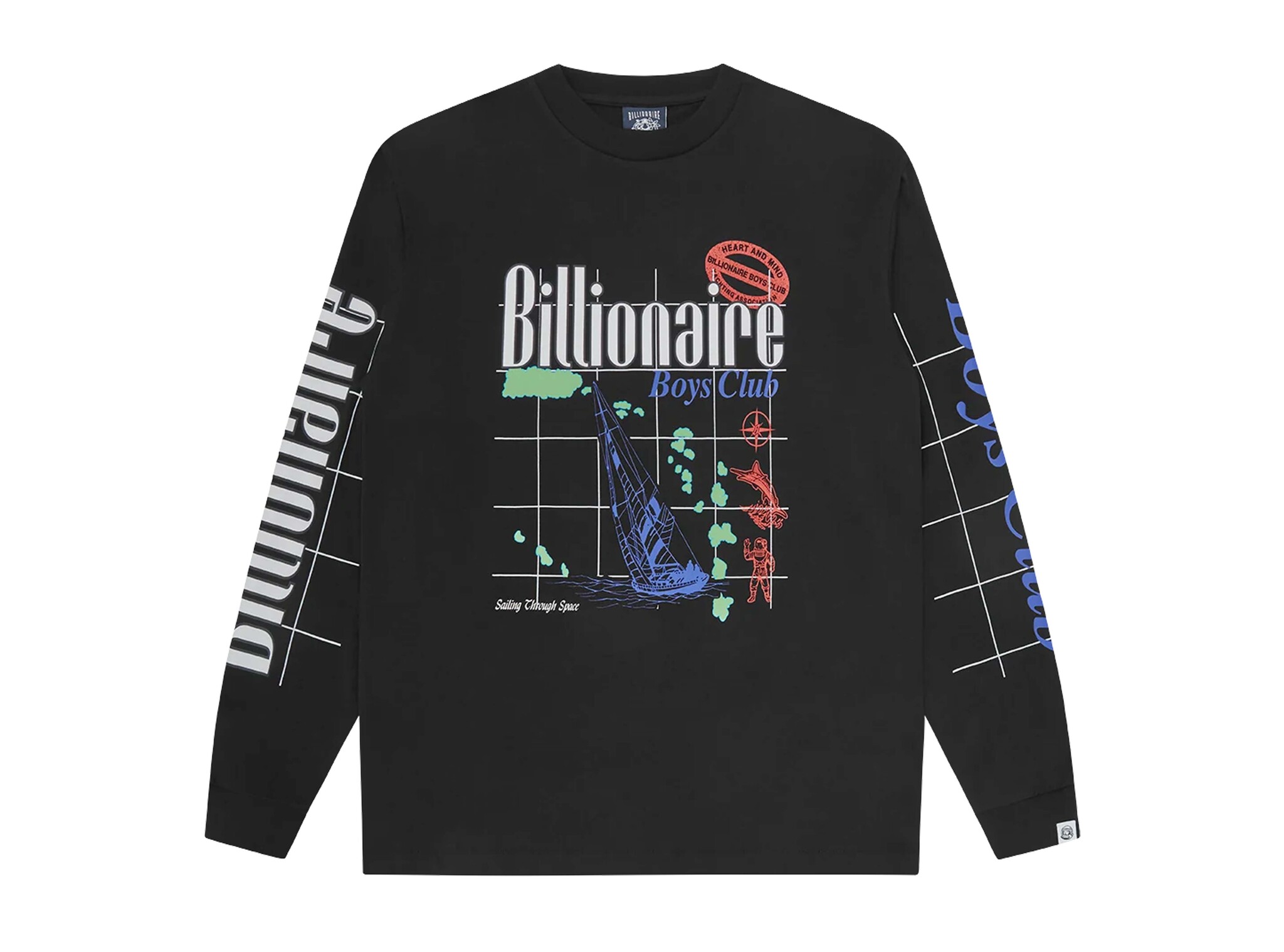 Yachting LS T-shirt Black B26145 Billionaire Boys Club Yachting LS T-shirt Black B26145