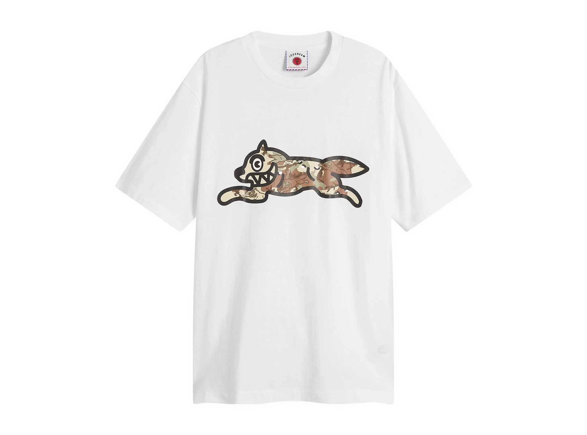 ICECREAM Choc Chip Running Dog T-shirt White IC26142