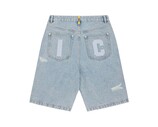 ICECREAM Running Dog Denim Shorts Heavy Wash Blue ICD003